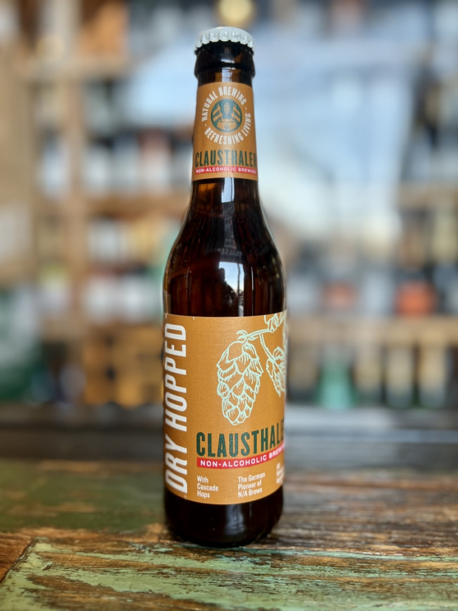 Б/А Пиво Clausthaler Dry hopped, 0,33л бут
