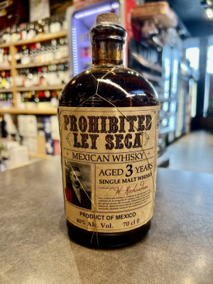 Виски мексиканский односолодовый "Прохибитед Лей Сека 3 года"