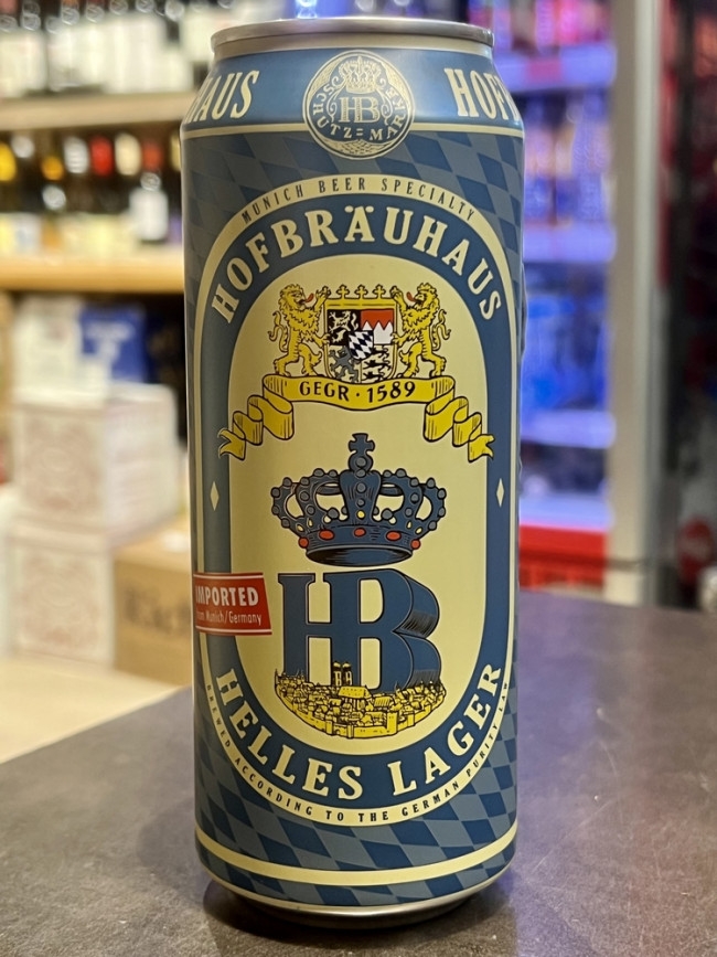 "Хофбройхаус Хеллес Лагер" Пиво светлое пастеризованное фильтрованное