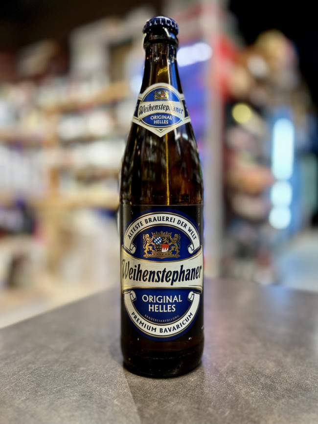 "Вайнштефан Оригинал Хеллес" Пиво светлое пастеризованное фильтрованное