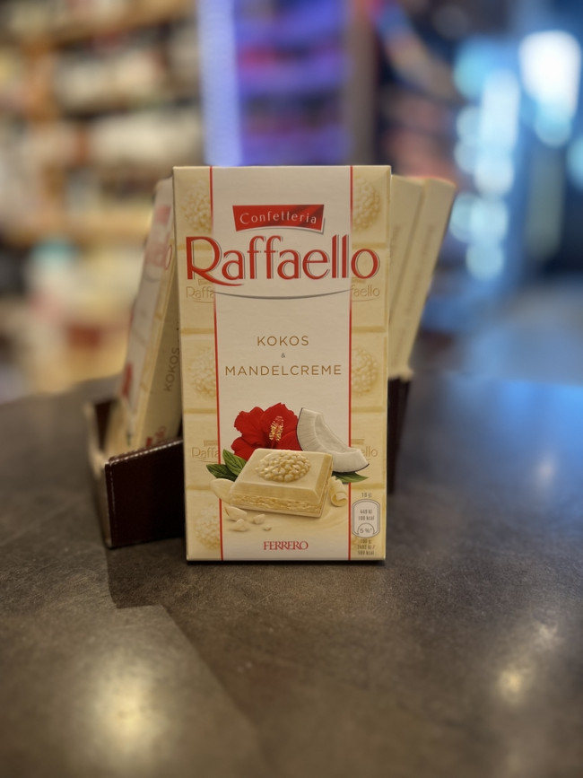 Шоколад Ferrero Raffaello Tafel Раффаэло белый, 90 г