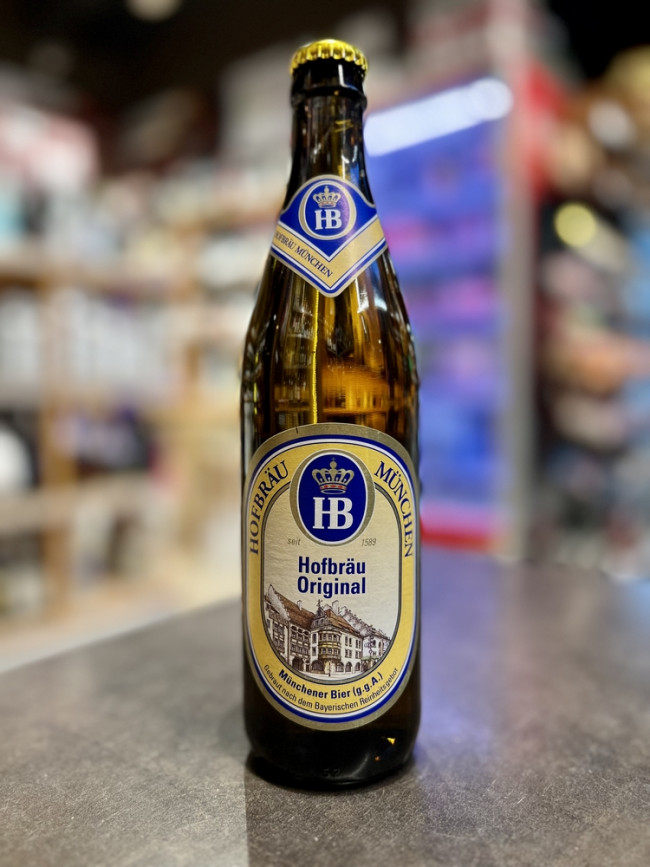 "Хофброй Оригинал" Пиво светлое пастеризованное фильтрованное