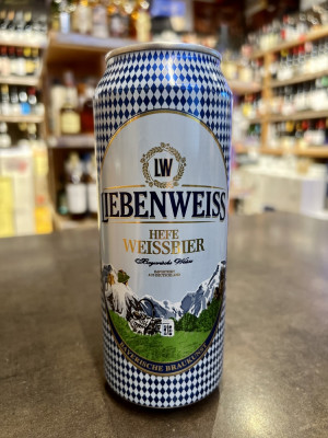 Пиво Либенвайс Хефе-Вайсбир БАН. 0,5л светлое пастеризованное пшеничное нефильтрованное неосветленное