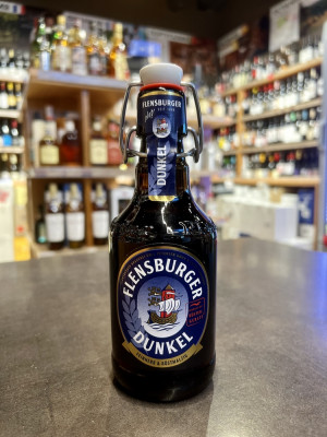 Пиво Фленсбургер Дункель БУТ. 0,33л. пастеризованное фильтрованное темное