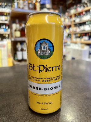 Напиток пивной Сан Пьерр Блонд БАН. 0,5л пастеризованный фильтрованный светлый