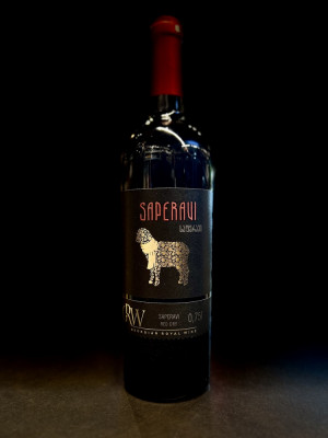 Вино ординарное сортовое красное сухое Региона Кахетия «САПЕРАВИ