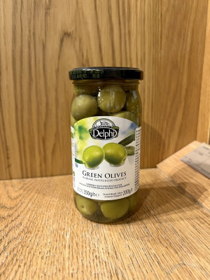 Оливки с косточкой в рассоле Delphi 350г.