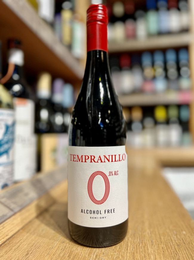 Темпранильо Напиток Безалкогольный полусухой красный