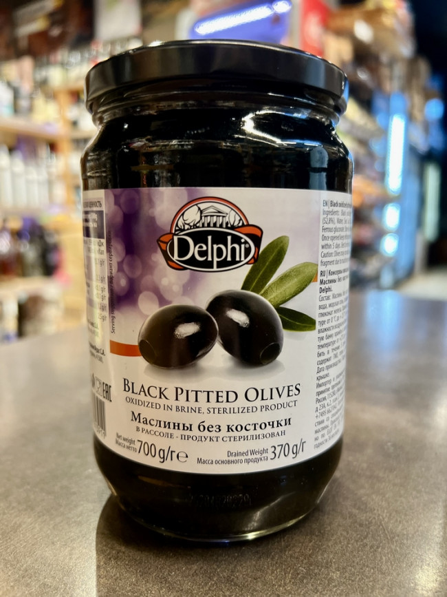 Маслины без косточки в рассоле DELPHI 700г. Маслины без косточки в рассоле DELPHI 700г.