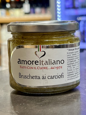 Аморе Итальяно Брускетта из артишоков 180 гр. стекло