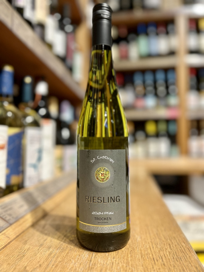 Вино сортовое сухое белое "Сент Габриэль Рислинг"