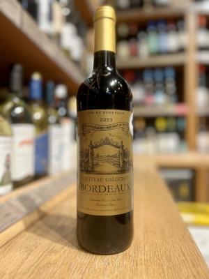 «Шато Галёше Бордо» Вино сортовое (МЕРЛО) выдержанное сухое красное