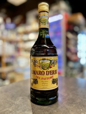 Ликер десертный "АМАРО Д'ЭРБЕ ДЕЛЬ ФАТТОРЕ"