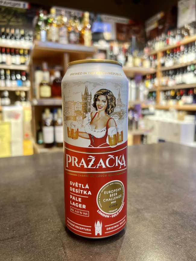 Пиво светлое пастеризованное фильтрованное классическое "Пражечка"