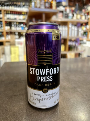 Сидр фруктовый ароматизированный игристый полусухой натурального брожения "Стоуфорд Пресс Дарк Бэрри"