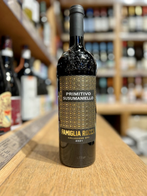 Вино ординарное полусухое красное «Примитиво Сузуманьелло» коллекция «Золотая»