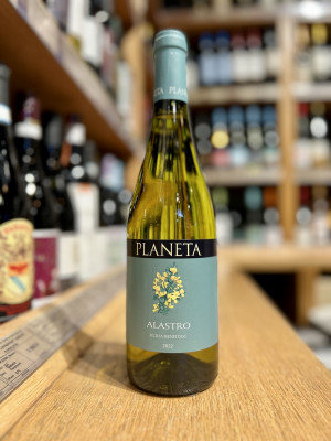 Вино ординарное белое сухое ДОК Сицилия Менфи "Планета Аластро"