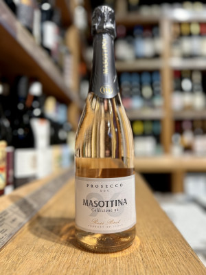 Вино игристое "Мазоттина Коллеционе 96 Просекко Розе" розовое брют