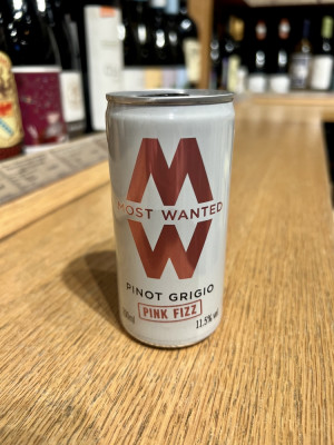 Газированный виноградосодержащий напиток полусладкий розовый Мост Уонтед Пино Гриджио Физз