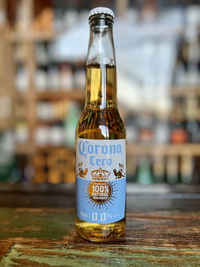 Пивной напиток  Корона Зеро (Corona Cero) безалкогольный светлый пастеризованный стекл.бут.ёмк. 0,33