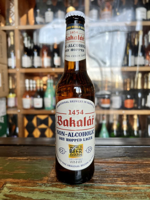 Пиво Бакалар холодного охмеления 0,33 бут. б/а (сод.алк.0,5 об.%)