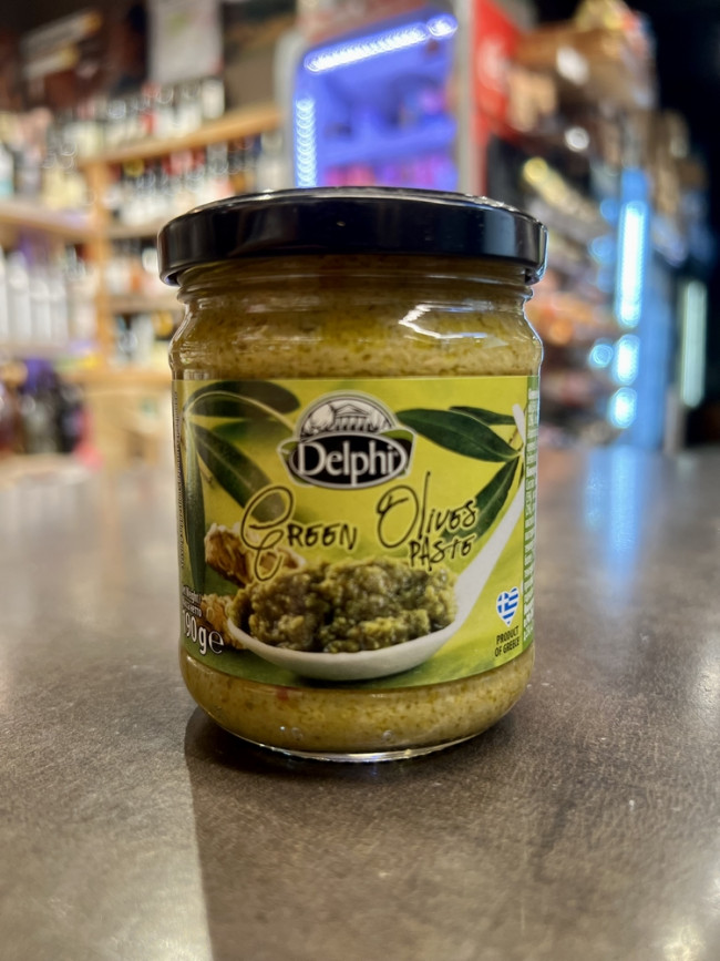 Паста из зеленых оливок Delphi 190г Паста из зеленых оливок Delphi 190г