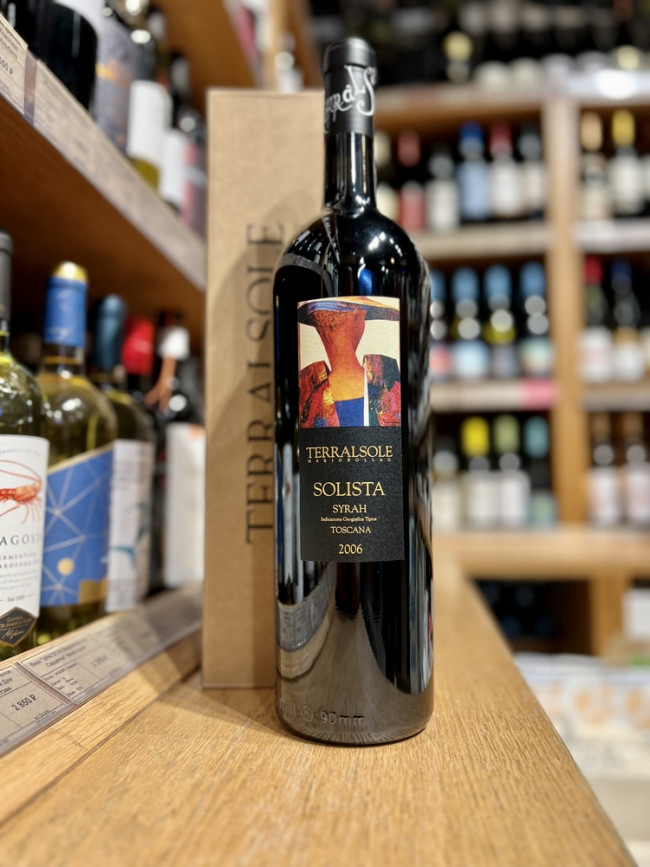 Терралсоле Мариоболлаг «Солиста Сира» 1,5 л. Вино сортовое марочное сухое красное 2006