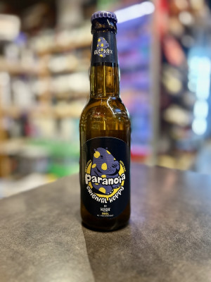Пиво ПАРАНОЙЯ Paranoia ORIGINAL Hoppy 5,6% светл., нефильтр., 0.33л