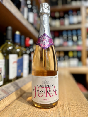 Вино игристое розовое брют "Марсель Кабельер Креман дю Жюра Брют Розе"