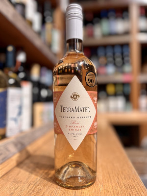 "ТерраМатер Розе Зинфандель Шираз" Вино сухое розовое ординарное