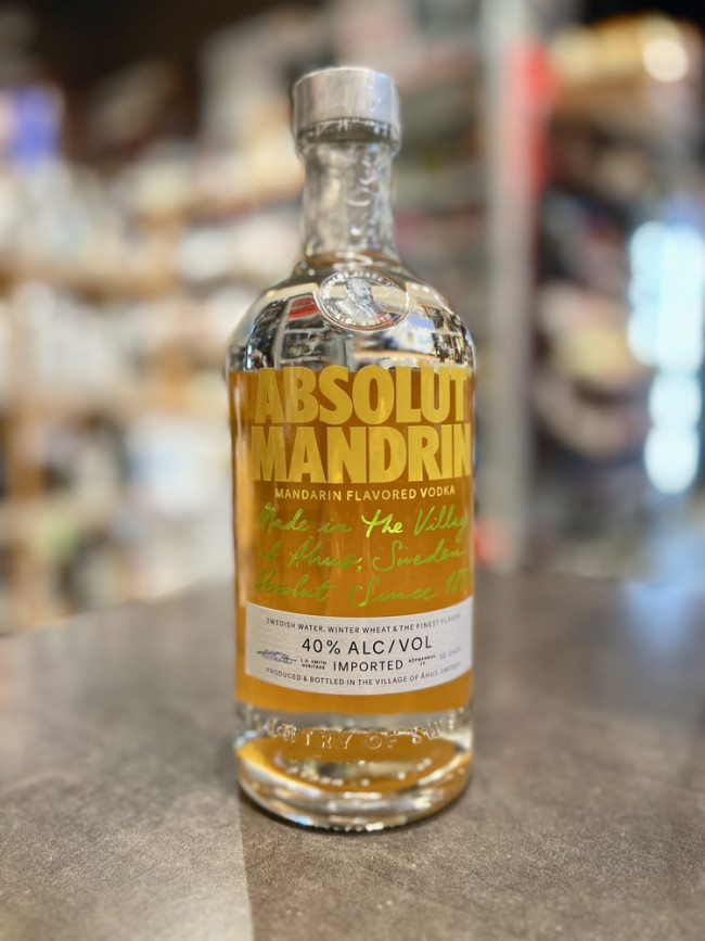 Настойка горькая Абсолют Мандрин со вкусом мандарина