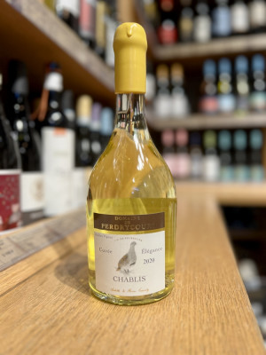 Вино защищенного наименования места происхождения категории АОС белое сухое "Шабли Домен де Пердрику