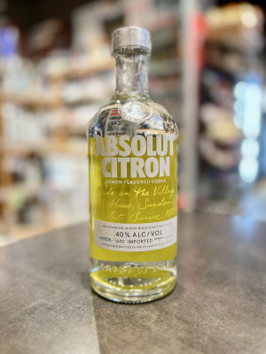 Настойка горькая Абсолют со вкусом лимона