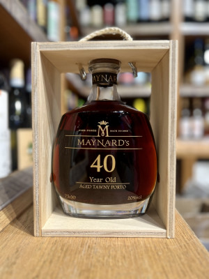 "МАЙНАРДС ТОНИ ПОРТО 40 ЛЕТ" Крепленое вино марочное крепкое красное, регион Дору, категория ДО