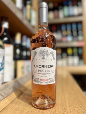 Вино ординарное полусухое розовое «Аморнеро Пулиа Розато»