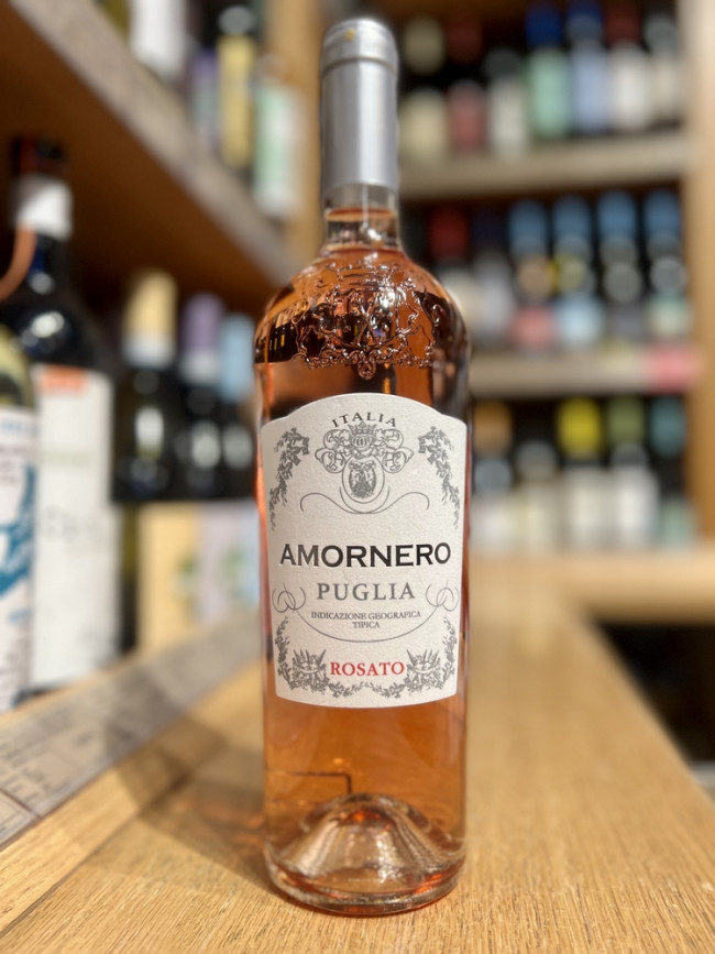 Вино ординарное полусухое розовое «Аморнеро Пулиа Розато»