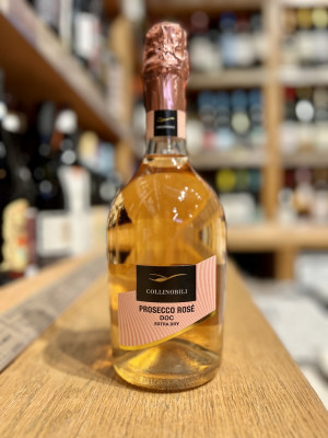 "Просекко Розе Миллезимато" COLLINOBILI Вино игристое с защищенным наименованием места происхождения категории DOC региона Венето брют розовое
