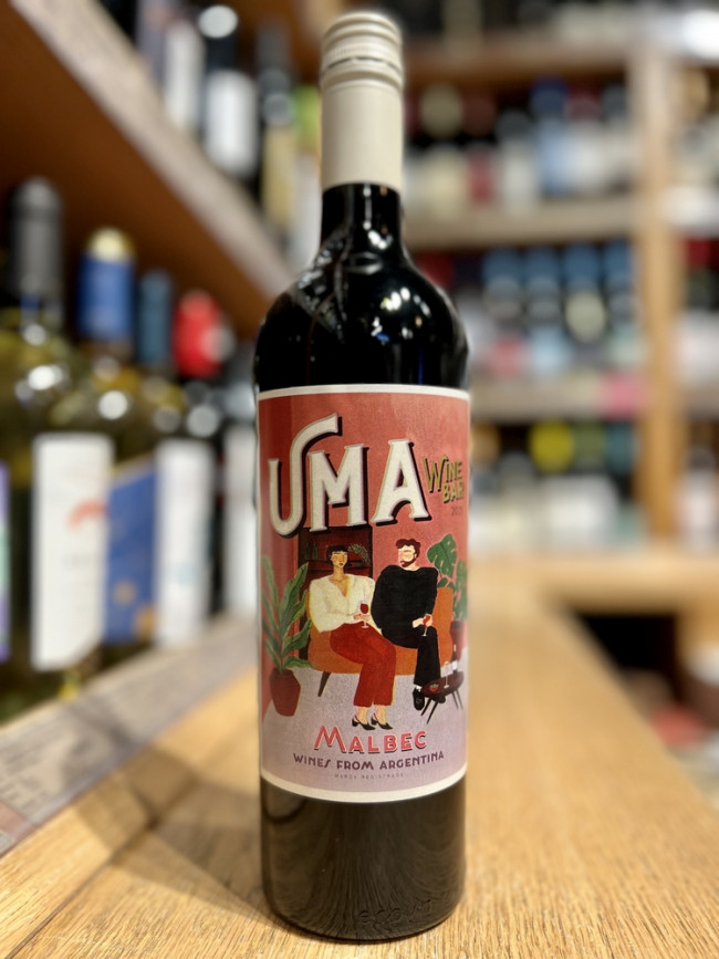 «Мальбек Ума Вайн Бар» Вино сортовое ординарное сухое красное
