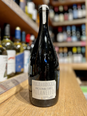 «Спергола Биолоджика Анчестрале Бьянко Пуианелло» региона Колли ди Скандиано е ди Каносса Вино игристое жемчужное с ЗНМП  DOC экстра брют белое