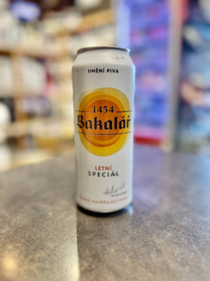 Пиво светлое пастеризованное нефильтрованное неосветленное "Бакалар Летний Хоп Спешал"