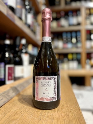Вино игристое сухое розовое «Розе» коллекция Альбино Армани