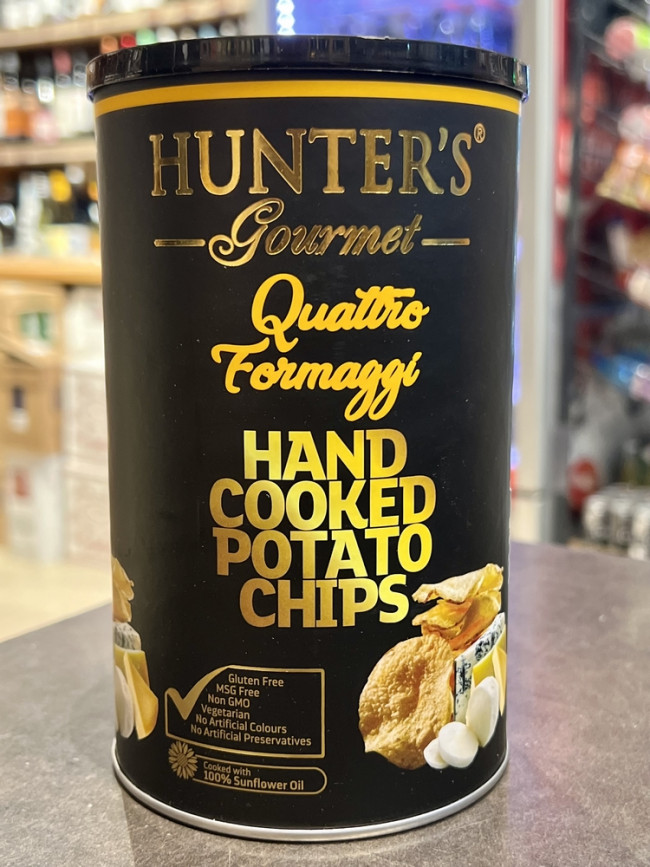 Чипсы Hunter`s Gourmet  Quattro formaggi (Четыре сыра) 150г ОАЭ