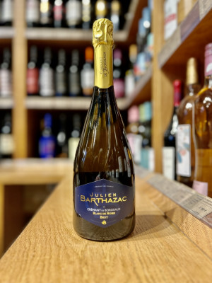 Вино игристое белое брют Жюльен Бартазак Креман де Бордо Блан де Нуар регион Бордо