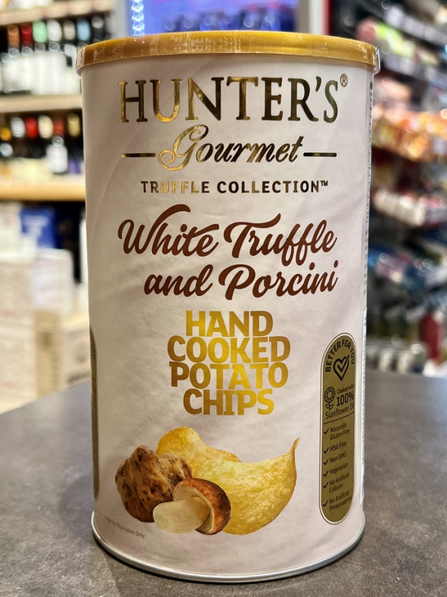 Чипсы Hunter`s Gourmet  White Truffle and Porcini (Белый трюфель и белые грибы) 150г ОАЭ
