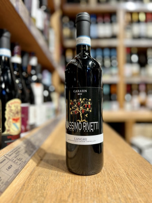 Вино защищённого наименования места происхождения категории ДОК региона Пьемонт красное сухое "Массимо Риветти Гарасин" Ланге 2014 г 13,5% 0,75л