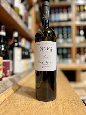 Вино сортовое выдержанное сухое белое «Пино Грижио Вальдадиже» коллекция Альбино Армани
