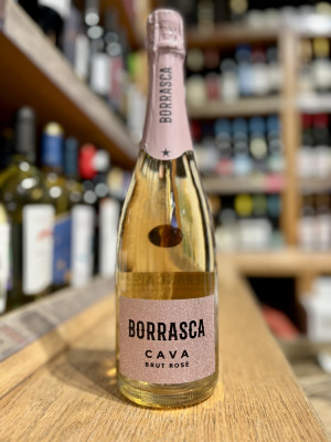 Вино игристое "Борраска Кава Розе" розовое брют