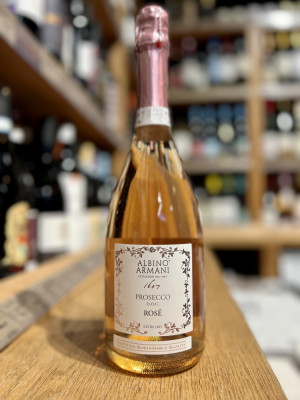 Игристое вино брют розовое «Альбино Армани Просекко Розе»