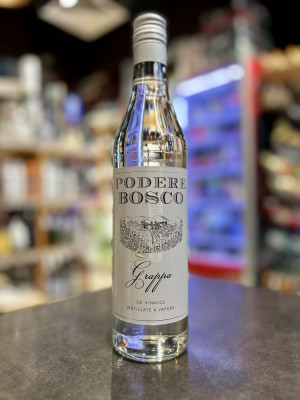 Водка виноградная Граппа Подере Боско