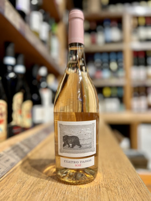 "Куатро Пасос Розе" Вино сортовое ординарное сухое розовое, ДО Бьерсо, регион Кастилья и Леон